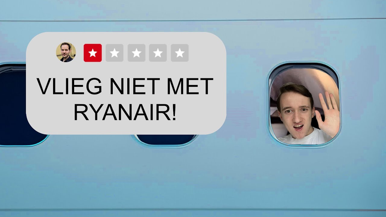 Vlog 6 Thumbnail - Ik testte de slechtste vliegmaatschappij!